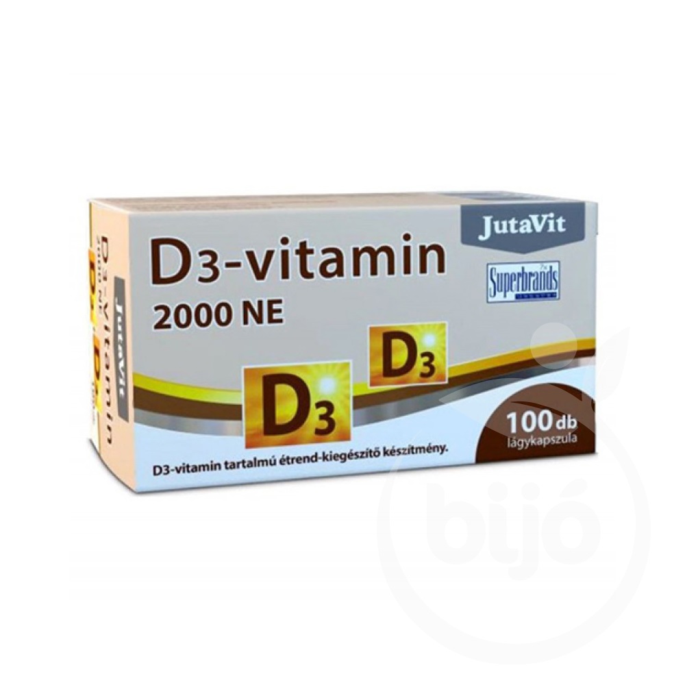 Jutavit d3 vitamin 2000 NE lágykapszula 100 db Webáruház bijo hu