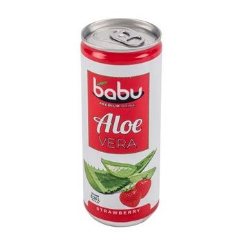 Babu aloe vera üdítőital eper 240 ml