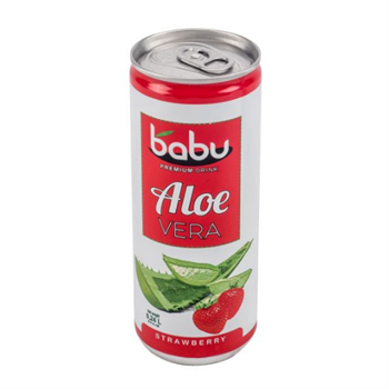 Babu aloe vera üdítőital eper 240 ml