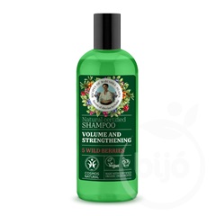 Babushka Agafia bio erősítő és volumennövelő sampon 5 féle vadon termő bogyóval 260 ml