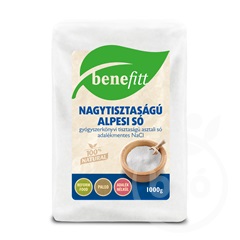 Benefitt nagytisztaságú alpesi só 1000 g