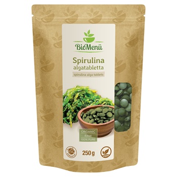 BioMenü bio spirulina tabletta 250 g