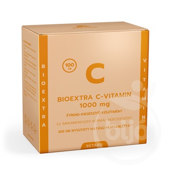 Bioextra c-vitamin 1000mg étrend-kiegészítő készítmény kapszula 100 db