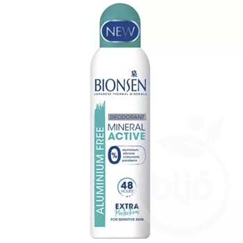 Bionsen deo spray mineral active érzékeny bőrre alumínium mentes 150 ml