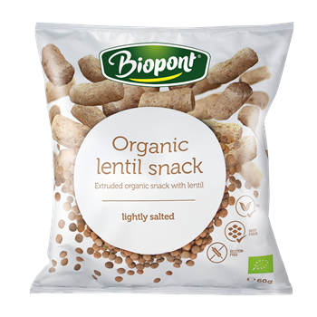 Biopont bio extrudált lencse, enyhén sós 60 g