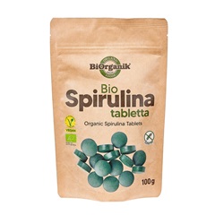 Biorganik bio spirulina tabletta 100 g