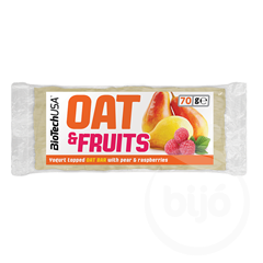 Biotech oat&fruits zabszelet joghurtos körte-málna 70 g