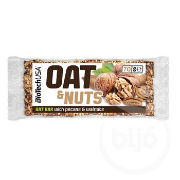 Biotech oat&nuts zabszelet pekándiós 70 g