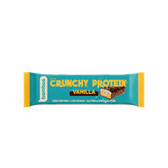 Bombus crunchy proteinszelet tejcsokoládéval vanília ízzel és édesítőszerrel 50 g