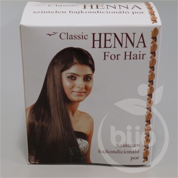 Classic Henna hajkondicionáló por színtelen 100 g