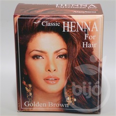 Classic Henna hajszínező por aranybarna 100 g