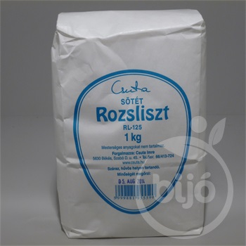 Csuta sötét rozsliszt rl-125 1000 g