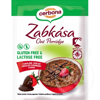 Cerbona gluténmentes zabkása eper-csoki 50 g