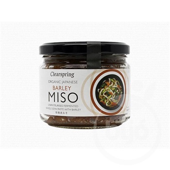 Clearspring bio miso árpából üveges 300 g