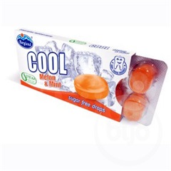 Cool melon&mint sárgadinnye-mentol ízű cukormentes cukorka 16 g