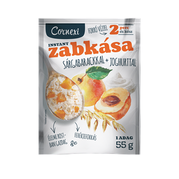 Cornexi zabkása sárgabarackkal, joghurttal 55 g