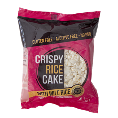 Crispy Rice Cake puffasztott rizskorong indiánrizses, sós 32g