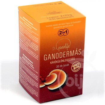 Dr Ganolife bio ganodermás kávékülönlegesség 2 in 1 tasakos 72 g