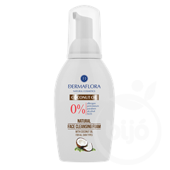 Dermaflora 0% arctisztító hab kókuszolaj 100 ml