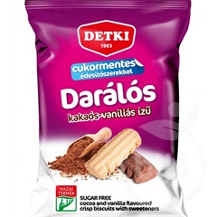 Detki cukorm.darálós vaníliás és kakaós omlós keksz 180 g