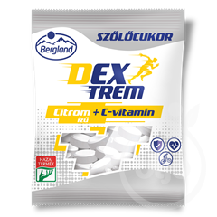 Dextreme szőlőcukor - citrom ízű + C-vitamin 70 g