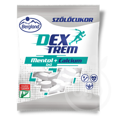 Dextreme szőlőcukor mentolos ízű + kalcium 70 g