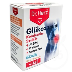 Dr.herz glükozamin+kondrotin-szulfát+msm kapszula 60 db