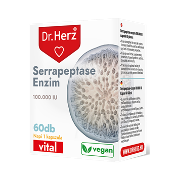 Dr.herz serrapeptase enzim 100000iu kapszula 60 db