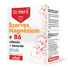 Dr.herz szerves magnézium+b6+szerves cink kapszula 60 db