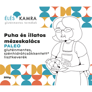 Éléskamra puha és illatos mézeskalács szénhidrátcsökkentett lisztkeverék 200 g