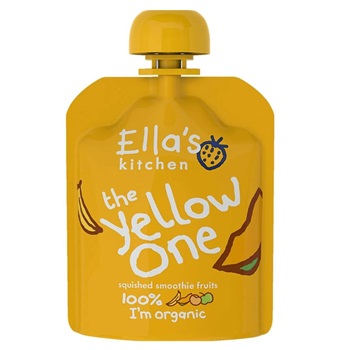 Ellas Kitchen bio bébiétel, püré sárga gyümölcsökkel 90 g