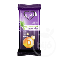 Flap Jack zabszelet citrom-levendula, zöld tea kivonattal, d vitaminnal fehér bevonóba mártva 60 g