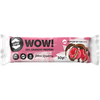 Forpro wow 25% crunchy protein szelet intense raspberry 50 g