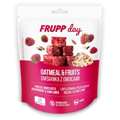 Frupp day lioflizált zabkocka snack málna-napraforgómag 25 g