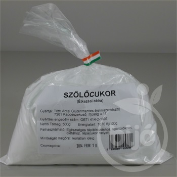 Gluténmentes szőlőcukor 500 g