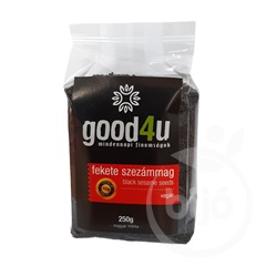 GOOD4U fekete szezámmag 250 g