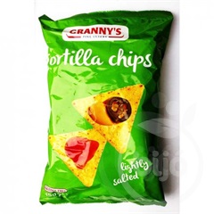 Grannys enyhén sós tortilla chips gluténmentes 150 g