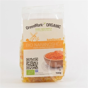 Greenmark bio kandírozott narancshéj 100 g