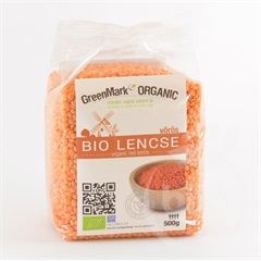 Greenmark bio lencse vörös 500 g