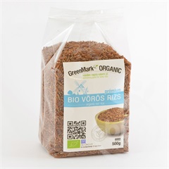 Greenmark bio vörös rizs 500 g