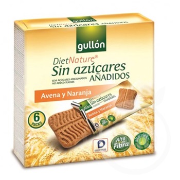 Gullón snack zabos-narancsos keksz 144 g