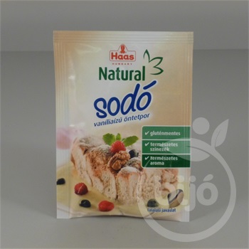 Haas natural sodó vanília ízű öntetpor 15 g