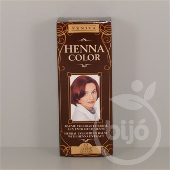 Henna Color szinező hajbalzsam nr 12 meggyvörös 75 ml