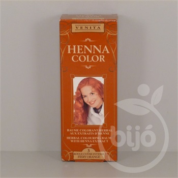 Henna Color szinező hajbalzsam nr 3 tűznarancs 75 ml