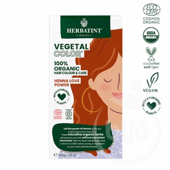 Herbatint vegetal color henna love hajfesték 100 g