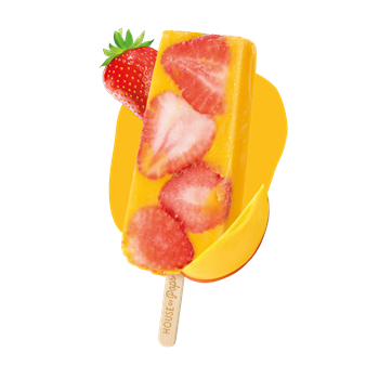 House of pops mango strawberry ízű fagylalt 123 ml