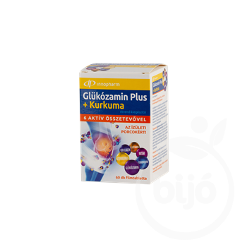 Innopharm glükózamin plus kurkuma filmtabletta 60 db