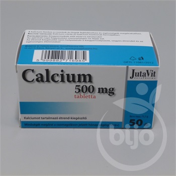 Jutavit Calcium 500 mg + D3 tabletta 50db