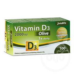 Jutavit d3-vitamin 2000 NE oliva lágykapszula 100 db