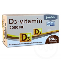 Jutavit d3 vitamin 2000 NE lágykapszula 100 db